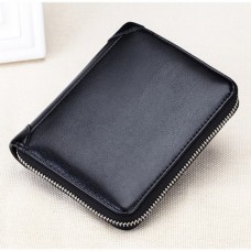 RFID Antimagnetic Genuine Leather 40 Card Slots Card Holder Passport Storage Bag