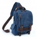 Women Men Canvas Chest Bag Travel Backpack School Bag