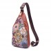 Women Embroidery Floral Chest Bag Vintage National Crossbody Bag