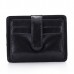 Portable Hasp 11 Card Holder Waxy Slim Women Short Purse Wallets Coin Bags