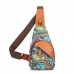 National Floral Summer Light Women Chest Bag Sling Bag Shoulder Crossbody Bag