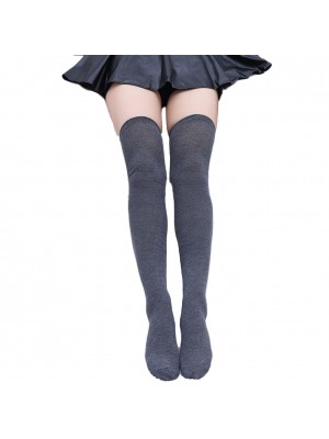 Womens Over Knee Long Socks Thigh High Stockings Stripe Sport For Girls Ladies