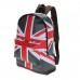 Canvas UK England Flag BackPack Schoolbag