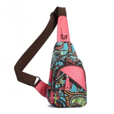 National Floral Summer Light Women Chest Bag Sling Bag Shoulder Crossbody Bag