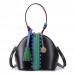 Women National Retro Mini  Shoulder Bag PU Leather Tassel Decoration Shell Handbag