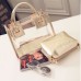 Transparent  Crystal Bag Celeb Tote Sandy Beach Bag Shoulder Handbag