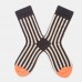 Couple Striped Socks Men And Women In The Tube Vertical Strips Hit The Color Design Sense Street Popular