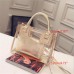 Transparent  Crystal Bag Celeb Tote Sandy Beach Bag Shoulder Handbag