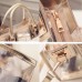 Transparent  Crystal Bag Celeb Tote Sandy Beach Bag Shoulder Handbag