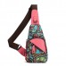 National Floral Summer Light Women Chest Bag Sling Bag Shoulder Crossbody Bag