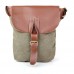 Women Canvas Leather Single Shoulder Bag Messenger Bag