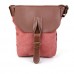 Women Canvas Leather Single Shoulder Bag Messenger Bag