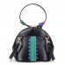 Women National Retro Mini  Shoulder Bag PU Leather Tassel Decoration Shell Handbag