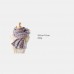 Women Artificial Cashmere Colorful Houndstooth Woven Tassel Fashion Warmth Shawl Scarf