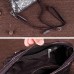 Women Genuine Leather Retro Handwork Knurling Sling Crossbody Shoulder Bag