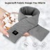 Unisex Fleece Cotton Smart Heating Scarf USB Winter Electric Warming Scarf Neck Protector Cold Charging Scarf